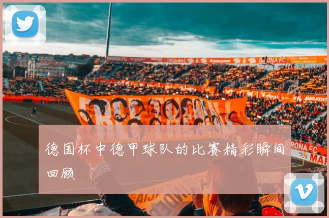 德国杯中德甲球队的比赛精彩瞬间回顾