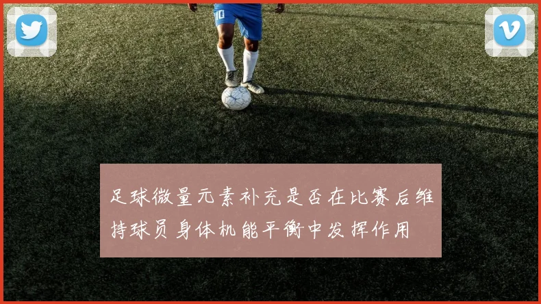 足球微量元素补充是否在比赛后维持球员身体机能平衡中发挥作用
